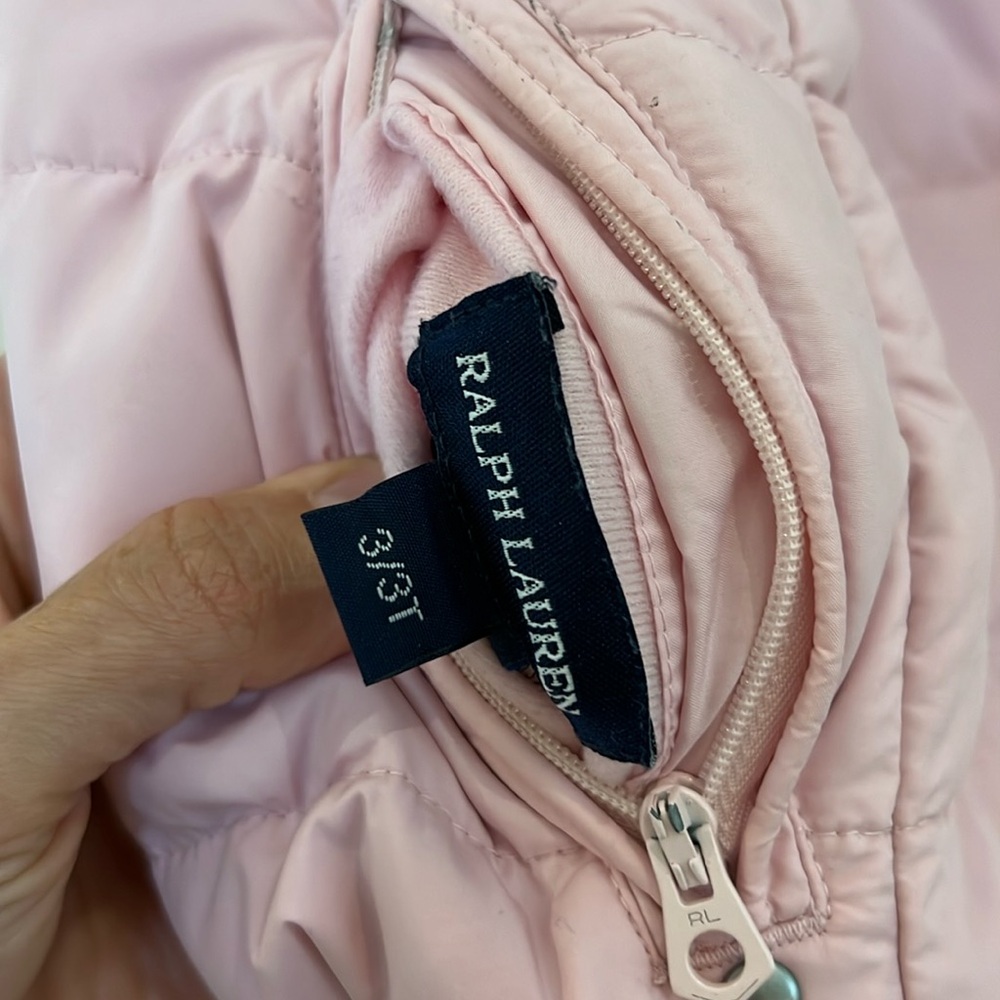 Ralph Lauren Puffer vest reversible size 3T girl